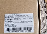 Grajewo ogłoszenia: Sprzedam nowe buty zimowe wojskowe-wzór 933A/MON. Rozmiar 28... - zdjęcie