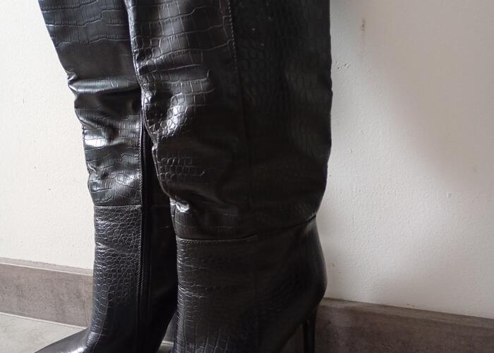 Grajewo ogłoszenia: Sprzedam kozaki na szpilce 11 cm, rozmiar 38 stan bardzo dobry!...